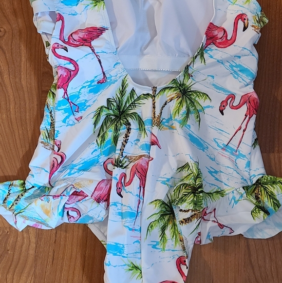 NWT Flamingo one piece bathing suit - Picture 8 of 16